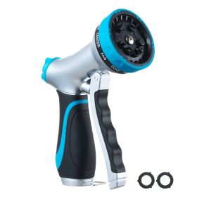 Hose Nozzle 10 Spray Patterns Garden Hose Nozzle Sprayer for Watering & Washing