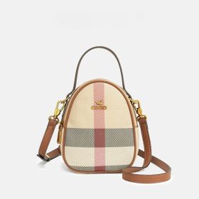 Light luxury brand small round bag female diagonal handheld retro mini senior sense of large capacity new models