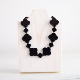 Midnight Clover Cooling Necklace-New (size: Small 19")