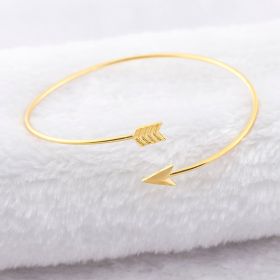 Punk Arrow Wrap Cuff Bracelets For Women Sample (Metal Color: Gold Color)