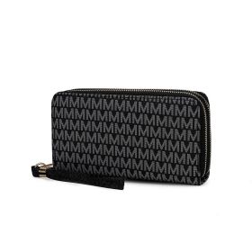 MKF Collection Noemy M Signature Wallet/Wristlet by Mia k (Color: Black, Material: Polycarbonate)