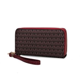MKF Collection Noemy M Signature Wallet/Wristlet by Mia k (Color: Red, Material: Polycarbonate)