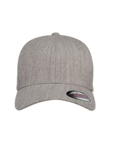 Adult Wool Blend Cap - BLACK - L/XL (Color: Heather Grey, size: S/M)