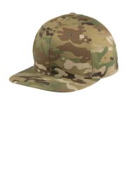 Sport-Tek Yupoong Flat Bill Snapback Cap STC19 (Color: Multicam, size: OSFA)