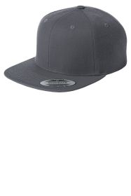 Sport-Tek Yupoong Flat Bill Snapback Cap STC19 (Color: Graphite, size: OSFA)