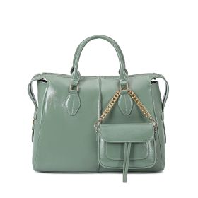 MKF Collection Yareli Tote Large and Mini Crossbody Bag Set by Mia K (Color: Sage, Material: Vegan Leather)