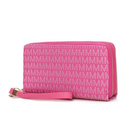 MKF Collection Noemy M Signature Wallet/Wristlet by Mia k (Color: Fuchsia, Material: Polycarbonate)