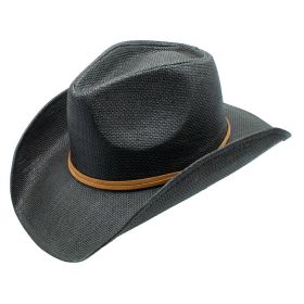 Monument Toyo Straw 3.5 Inch Brim Braided Cowboy Drifter Hat (Default: Default)