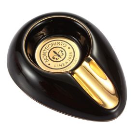 Ceramics Ashtray Home 3 Holder Portable Cigar Ashtrays Smoking Cigarette Ash Tray Cigar Accessories (Color: Sky Blue)