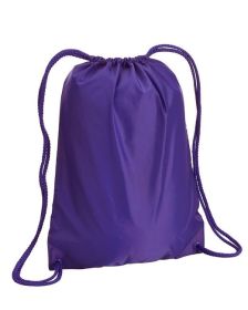 Liberty Bags 8881 Boston Drawstring Backpack (Color: Purple, size: OS)