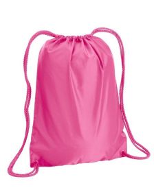 Liberty Bags 8881 Boston Drawstring Backpack (Color: HOT PINK, size: OS)