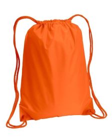 Liberty Bags 8881 Boston Drawstring Backpack (Color: Orange, size: OS)