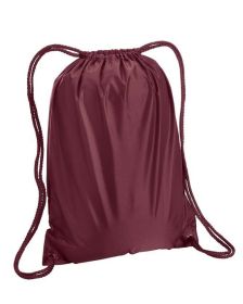 Liberty Bags 8881 Boston Drawstring Backpack (Color: MAROON, size: OS)