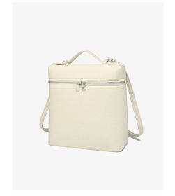 Korean version of the small girls shoulder bag niche senior sense of hundred casual commuting backpack new fashion hundred crossbody bag (Color: White)