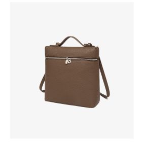 Korean version of the small girls shoulder bag niche senior sense of hundred casual commuting backpack new fashion hundred crossbody bag (Color: Coffee)