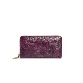 Light luxury fashion trend texture small card wallet coin purse (Color: VIOLET)