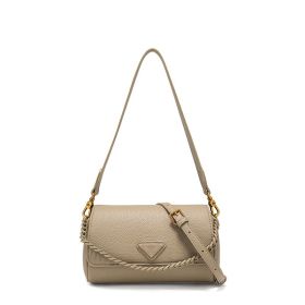 Fashion casual small square bag single shoulder crossbody bag (Color: Gray)